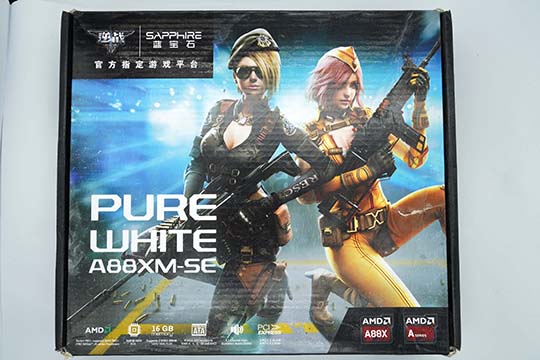 蓝宝石SAPPHIRE A88XM-SE Pure White 主板（AMD A88芯片）